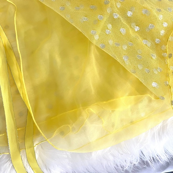 36C VS Victoria’s Secret Sexy little things Yellow Chemise Costume Lingerie Slip - Picture 14 of 16